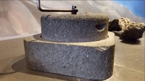 römische Getreidemühle aus Basalt